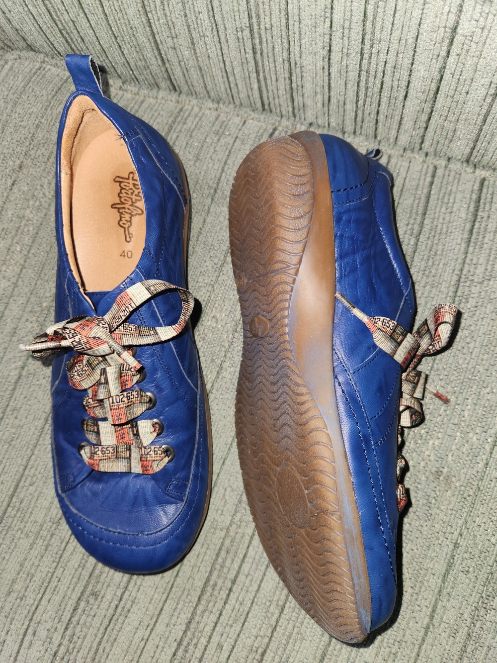🍉Portofino Lace-Up Sneakers with Patterned Laces